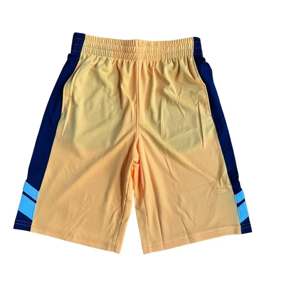 Land’s End Orange Blue Athletic Shorts Boys Size M 8 NWOT